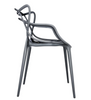 Masters Chairs set of 2 in Titanium by Kartell FLOOR SAMPLE