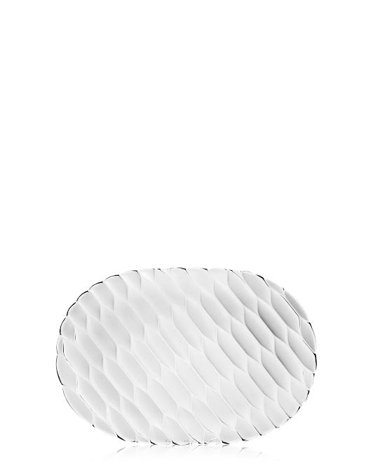 Jellies Oval Tray in Crystal or Blue by Kartell