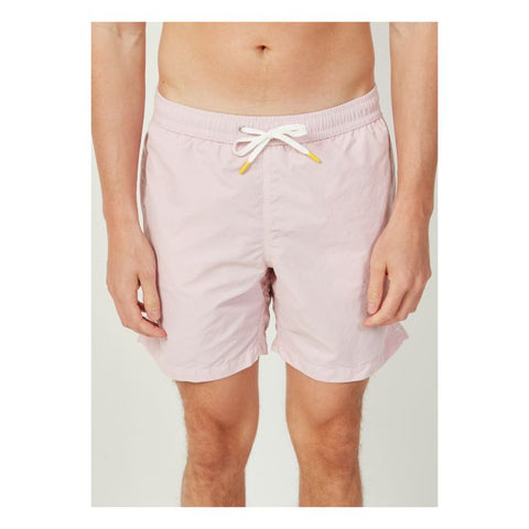 Long Swim Shorts in Faded Pink by Hartford Paris