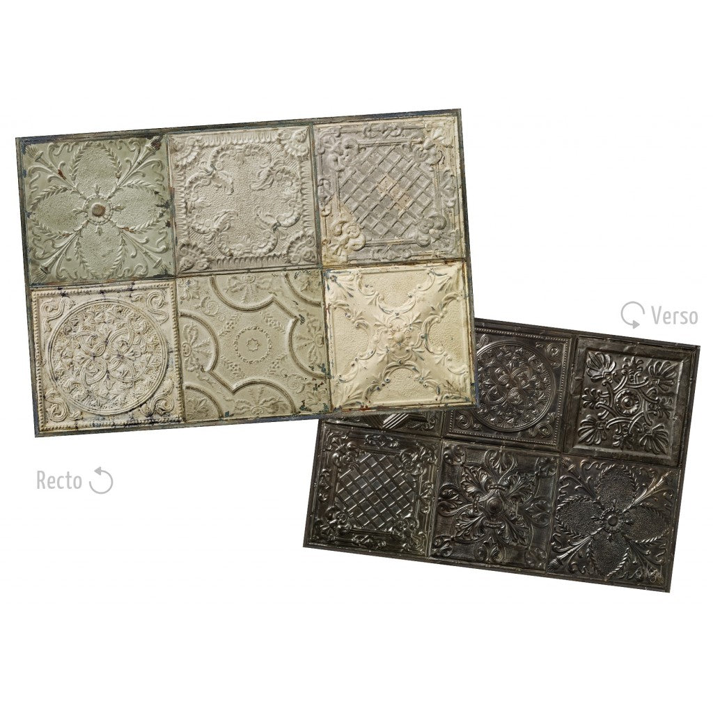 Tin Tiles Paper Placemats by Koziel - The Perfect Provenance