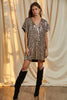 Tunic Dress in Multi Color Sequins by By Together