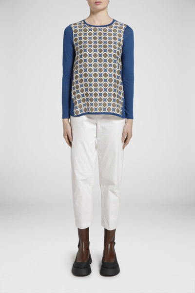 Cerchio Navy Blouse by YC Milano - The Perfect Provenance