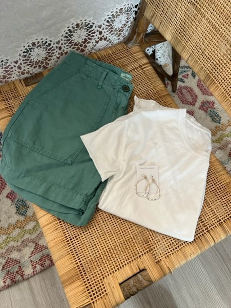 Saran Green Shorts by Hartford Paris - The Perfect Provenance