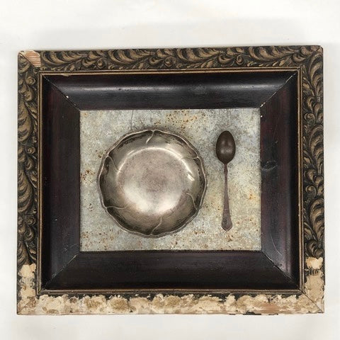 Black Metal Vintage Spoon Artwork by All' Origine - The Perfect Provenance