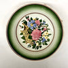 Transylvanian Wall Plates Set of 6 in Green and Red with Rooster Design by All'Orgine