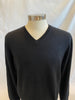Black V-Neck Cashmere Blend Sweater by Hartford Paris
