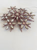 Pink Glitter Snowflake Ornament