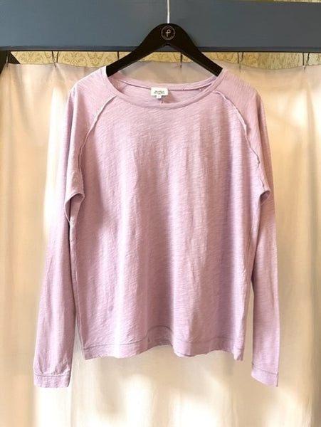 Slub Cotton Tadeluz Shirt in Orchid  by Hartford Paris - The Perfect Provenance