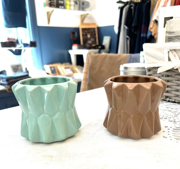 Green or Brown Small Planter by Chive - The Perfect Provenance