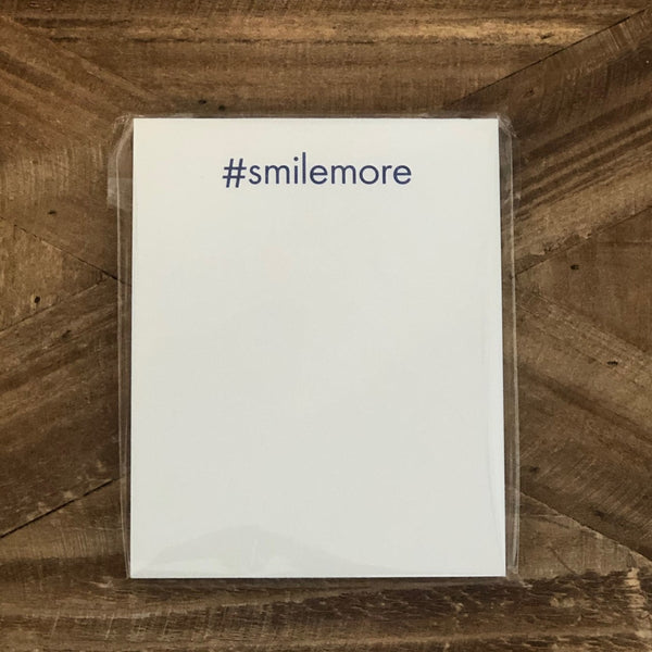 #Smilemore Notepad by My Life in Parties - The Perfect Provenance