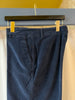 Navy Soft Velvet Cuffed Pants by TONET