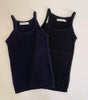 Italian Cashmere Tank in Black by The Perfect Provenance Luxury Cashmere Collection