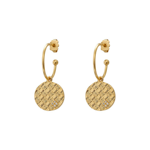 Tess Gold Earrings by Louise Hendricks Paris