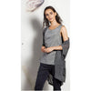 Silk Grey or Cream Tank by ToneT - The Perfect Provenance